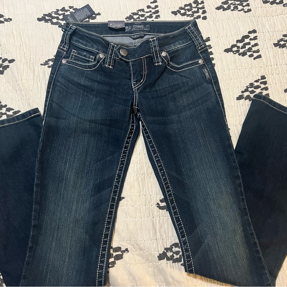Silver Jeans Women's Deep Indigo Boot Cut